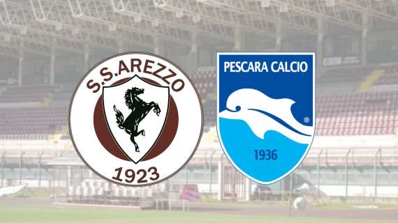 AREZZO-PESCARA: LE PROBABILI FORMAZIONI