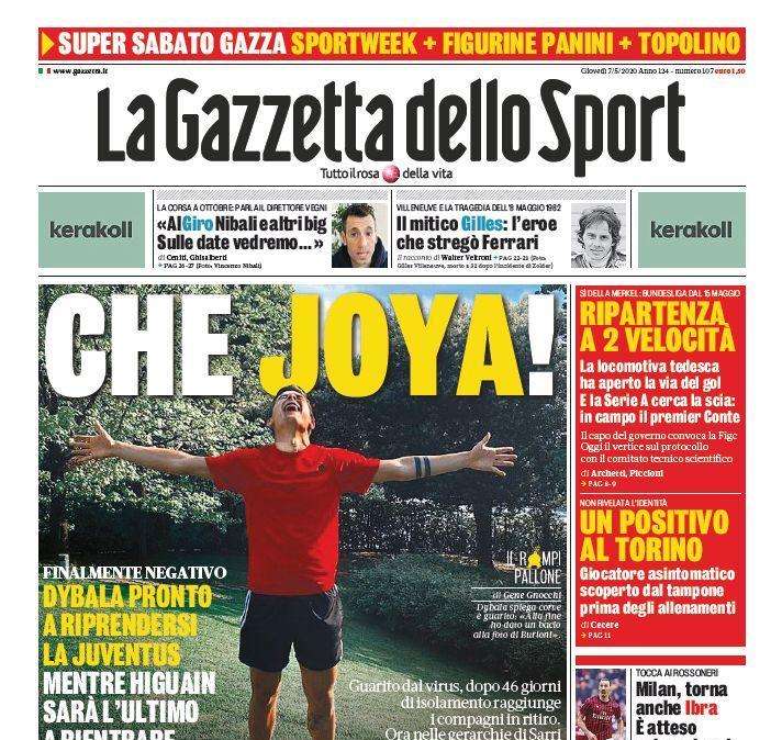 La Gazzetta dello Sport: “Oggi lo stop della C. Al voto i criteri per la B”