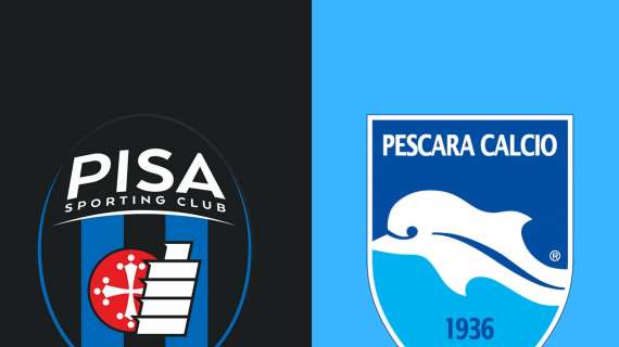 Pisa-Pescara, ecco le formazioni ufficiali