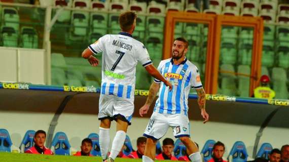 Pescara-Lecce 4-2: Del Sole riporta i biancoazzurri in testa