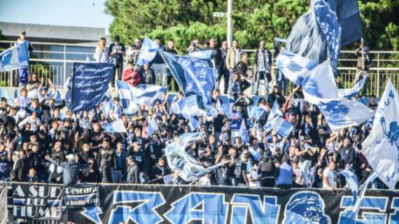 Pescara-Catanzaro: previsti 8mila spettatori all'Adriatico 