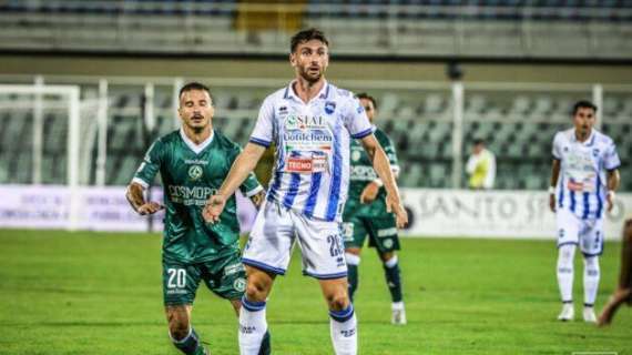 Pescara-Turris 3-1, Kraja: "Felice di essere tornato a disposizione"