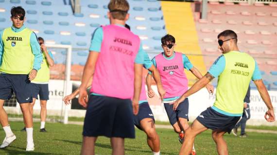 Per i biancazzurri un allenamento da... corsari