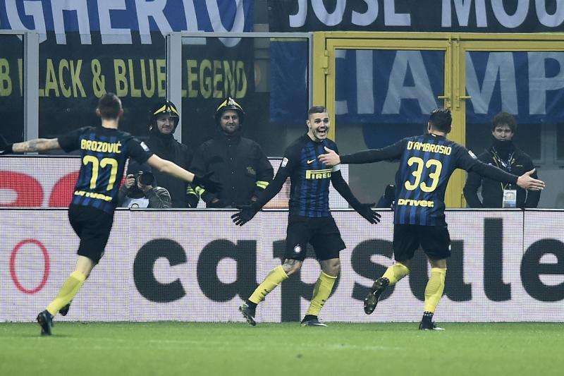 Anticipo - Tris dell'Inter alla Lazio