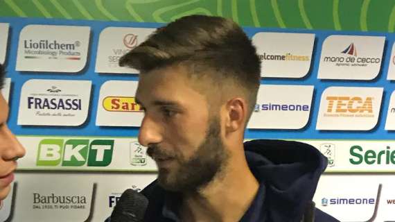Pescara-Crotone, Mancuso: "Felice per i gol ma più per la vittoria. Siamo compatti e stiamo migliorando"