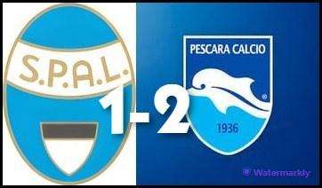 SPAL - PESCARA 1-2: TUNJOV E CANGIANO FIRMANO LA VITTORIA  DELLA SQUADRA ABRUZZESE