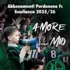 Pordenone Fc: da sabato la campagna abbonamenti "Amore mio"