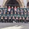 Pordenone Fc: foto di squadra 2024-25 di fronte al municipio