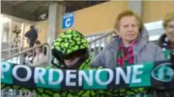 Pordenone Calcio: Premio fedeltà per i super tifosi Palmira Verardo e Gianfranco Pablo Mazzon