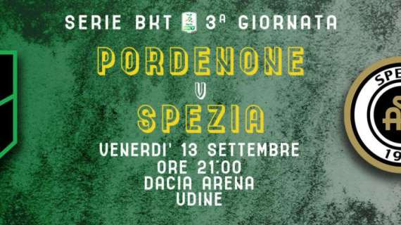 Pordenone-Spezia, diretta Rai Sport