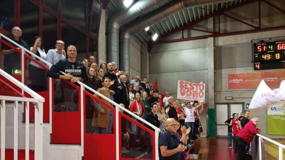 Basket: BCC PM Sistema Basket Pordenone, 6° vittoria e primato in solitaria confermato