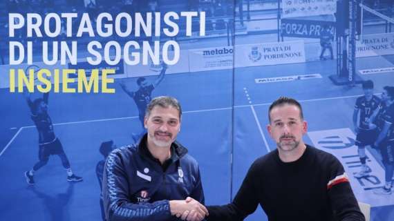 Volley: Samuele Papi entra nello staff tecnico della Tinet Prata