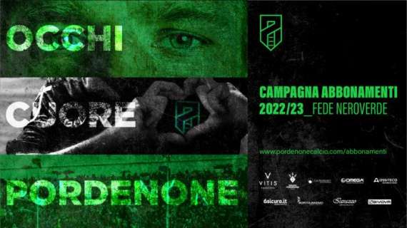 Pordenone Calcio: inizia la Campagna abbonamenti 2022/23