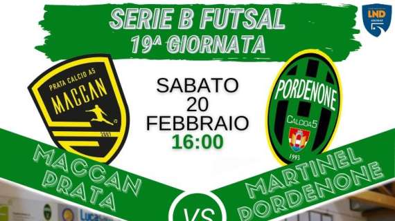 Calcio a 5: finalmente il derby Maccan Prata-Martinel Pordenone (diretta Facebook)