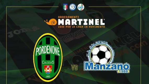 Calcio a 5: Pordenone C5, mercoledi semifinale di Coppa con il Manzano