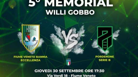 Pordenone Calcio: giovedi 30 torna il memorial Willi Gobbo