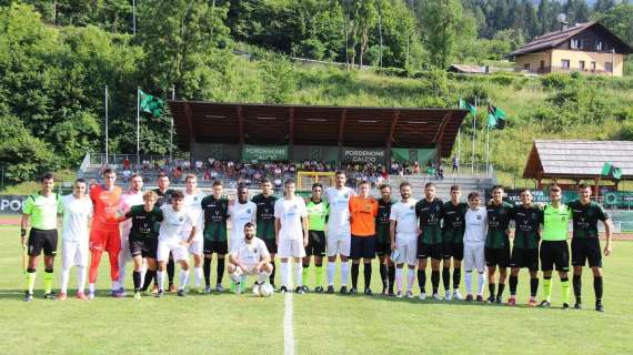 Pordenone Calcio: 7-0 nell'amichevole con il ManiagoVajont (FOTO)