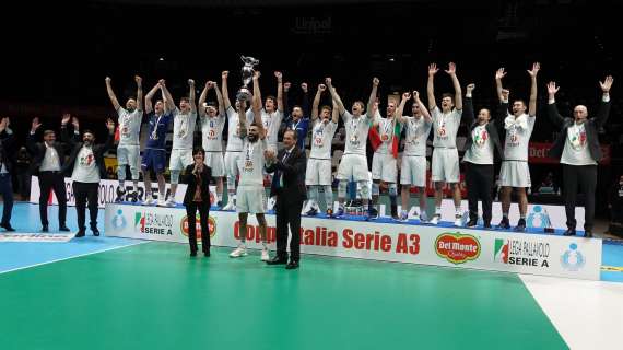 Volley: la Tinet si aggiudica la prima Coppa Italia di Serie A3