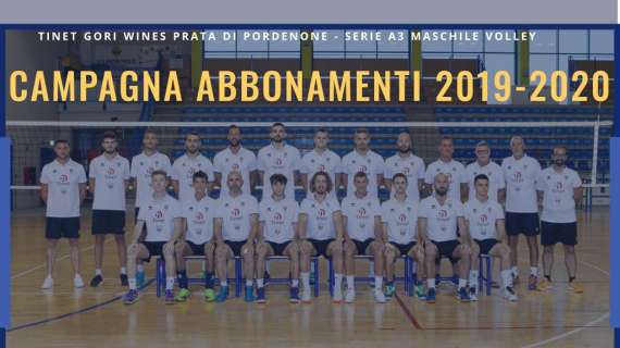 Volley: Tinet Gori Wines Prata, parte ufficialmente la campagna abbonamenti