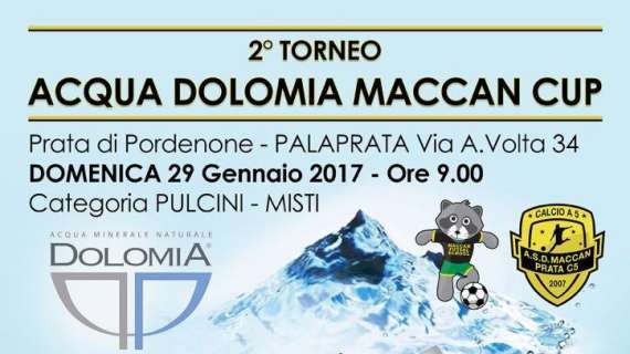 Calcio a 5: al via l'Acqua Dolomia Maccan Cup - 29 gennaio PalaPrata