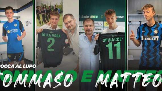 Pordenone Calcio: i giovani Ramarri Della Mora e Spinaccè volano all'Inter