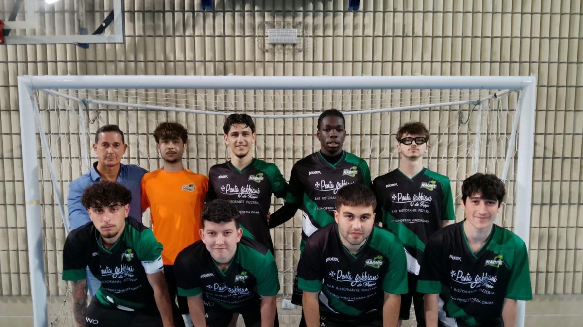 Calcio a 5: Punta Gabbiani Pordenone Amatori C5 campione Aics 2025-26