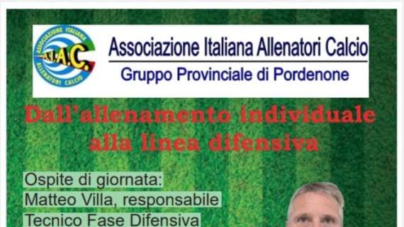 Comitato provinciale Aiac: domani a Vallenoncello iniziativa con l’ex calciatore Villa