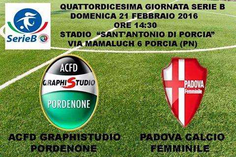 Graphistudio Pordenone: a Sant'Antonio di Porcia arriva il Padova Calcio Femminile