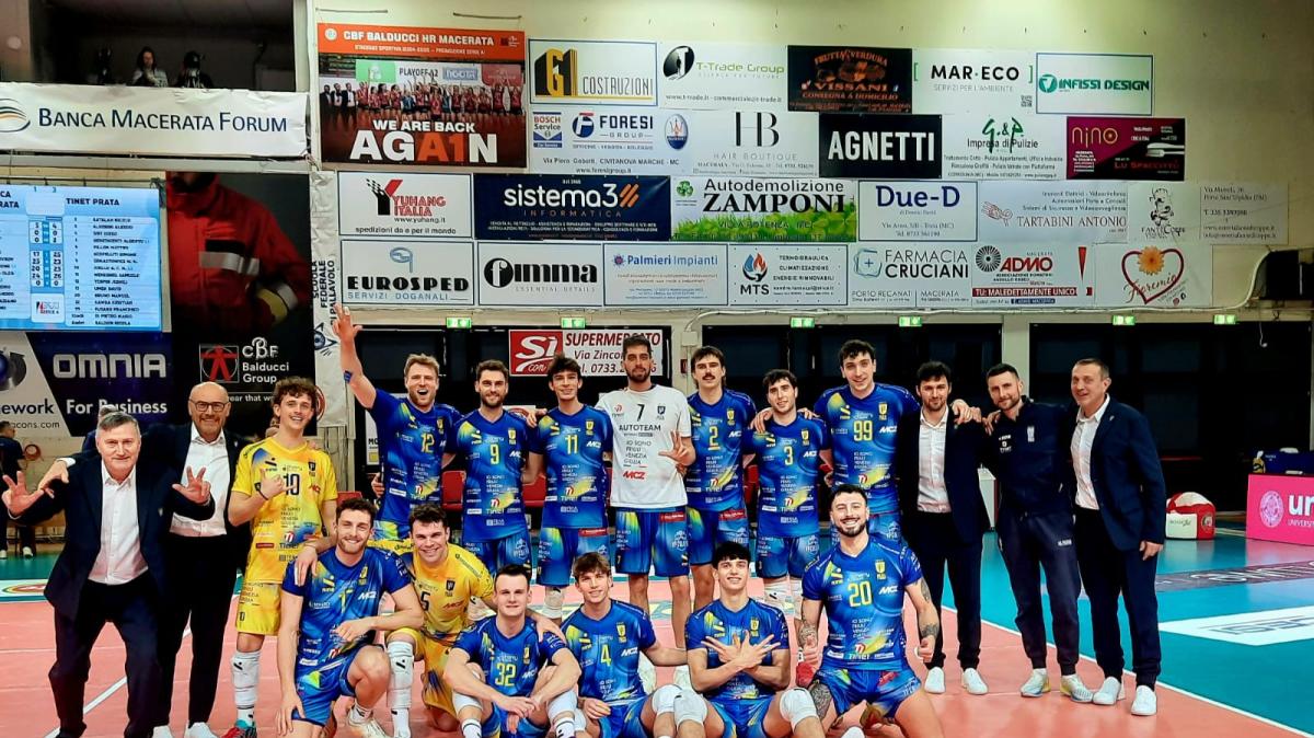 Volley: la Tinet Prata vince anche sul campo di un'ostica Macerata