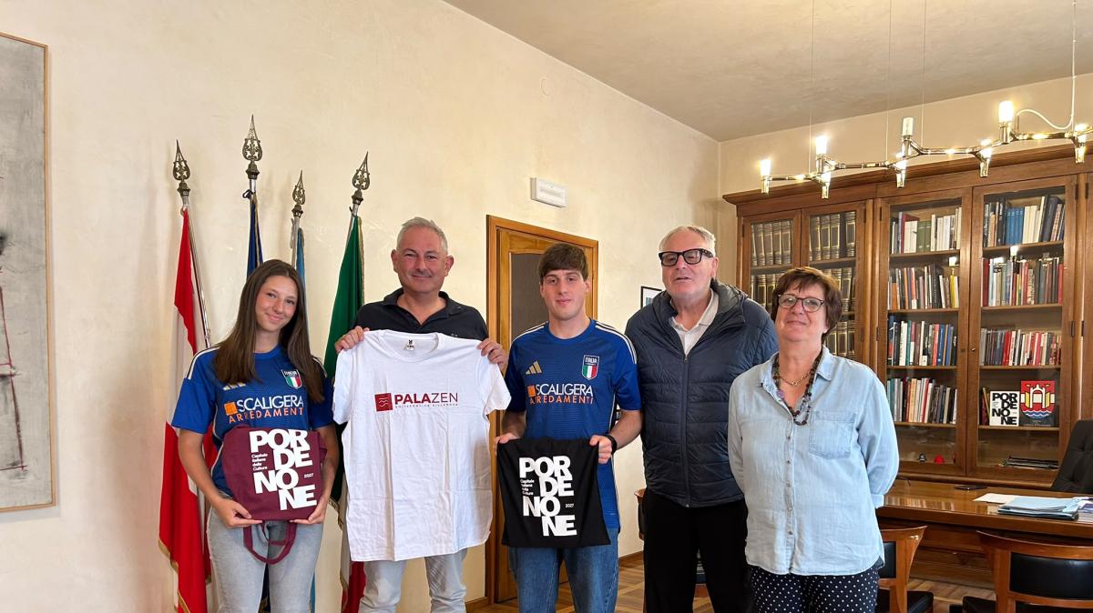 Polisportiva Villanova Judo: il sindaco incontra Francesco Piva e Giada Casetta