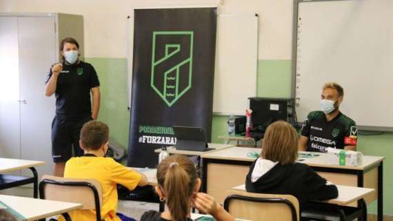 Pordenone Calcio: Stefani in cattedra alla nuovissima classe "sportiva" di Fossalta