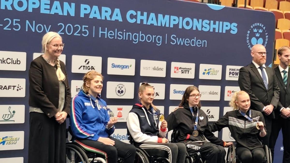 Tennistavolo: argento per Giada Rossi agli europei di Helsiborg