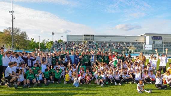 Pordenone Fc: la festa VerdeNera chiude una stagione "Eccellente"