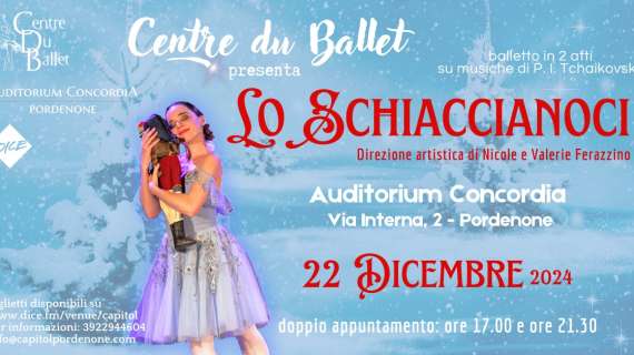 Eventi: “Lo Schiaccianoci” all’Auditorium Concordia di Pordenone il 22 Dicembre