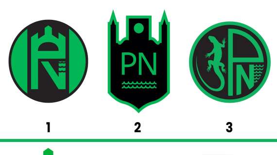 Pordenone FC: la società lancia il sondaggio sul nuovo logo neroverde