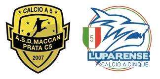 L'ASD Luparense C5 "pesca" in casa ASD Maccan Prata C5