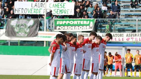 Pordenone Fc: in 900 per il ricordo commosso a Lauro Canese. L'Aviano blocca i neroverdi