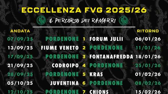 Pordenone Fc: il cammino in Eccellenza dei ramarri