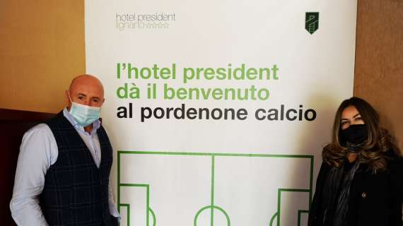Pordenone Calcio: scelto l’Hotel President come base per gli incontri casalinghi del campionato di Serie B
