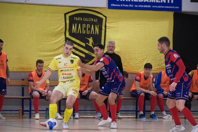 Calcio a 5: Maccan Prata C5, Rovereto passa al PalaPrata