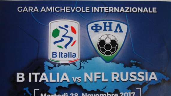 Le Nazionali B di Italia e Russia al Bottecchia il 28 ore 11.30