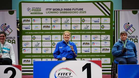 Tennistavolo: Giada Rossi è d’oro all’Ittf World Future