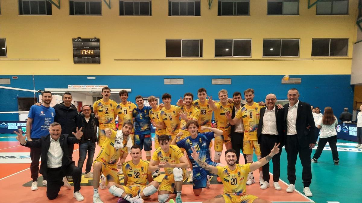Volley: la Tinet Prata si impone a Taranto per 3-0