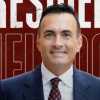 Il presidente del Trapani calcio e basket Valerio Antonini è sempre scatenato