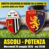 Ascoli-Potenza diretta in chiaro su La Nuova TV