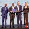L'avvocato Francesco Ciampa ritira per il Potenza il Premio Gentleman Fair Play per la Lega Pro 