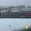 Neve a Potenza, si imbianca anche lo stadio Viviani