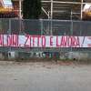"Baldini, zitto e lavora", duro striscione nei confronti del tecnico del Perugia