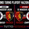 Serie C Sky wifi girone C, il quadro completo del primo turno dei play off nazionali