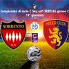 LIVE. Sorrento-Potenza 0-0